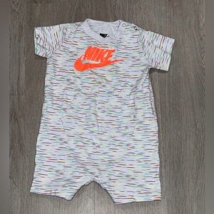 Baby Nike Striped Romper Shortall Onesie Outfit